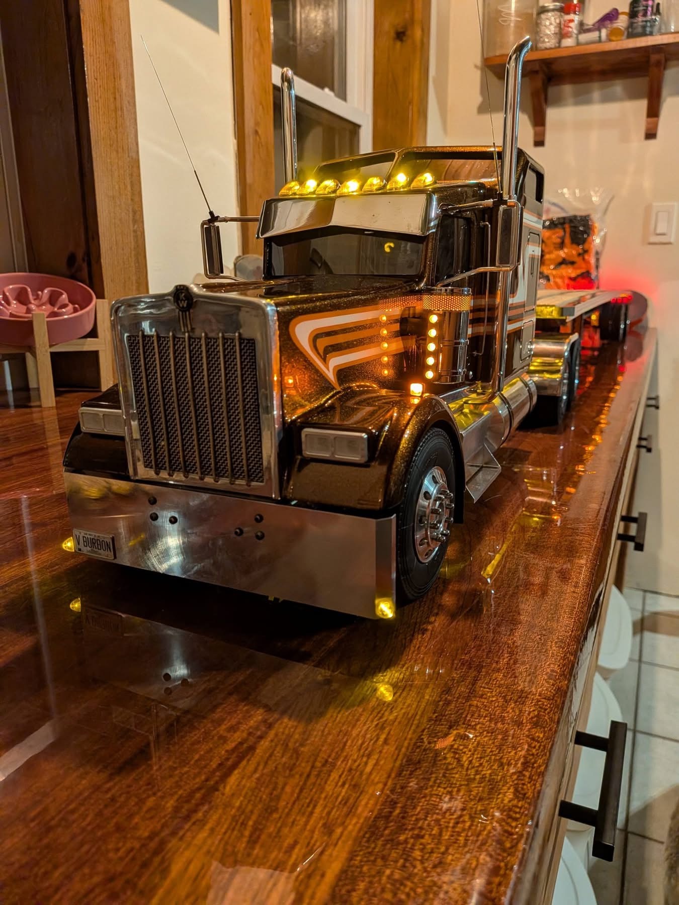 Custom diecast semi truck
