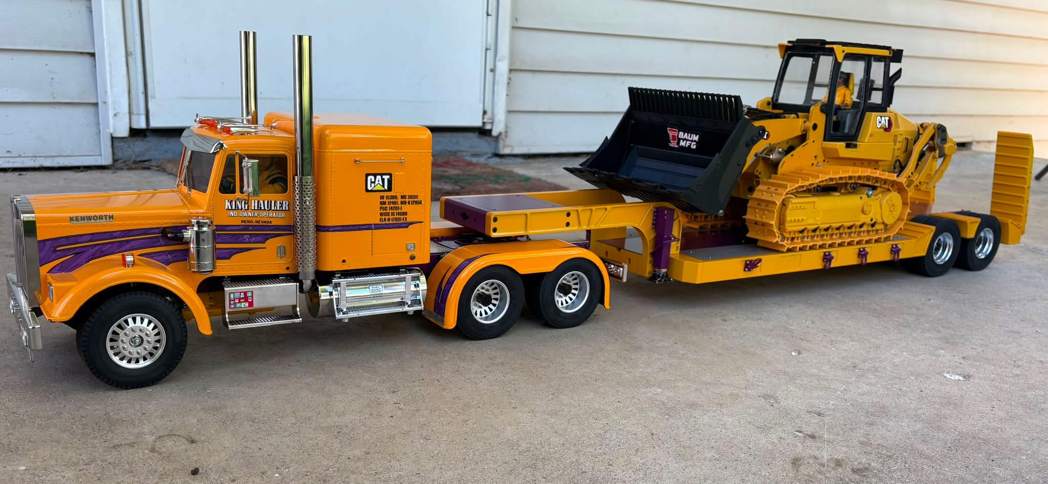 Custom diecast semi